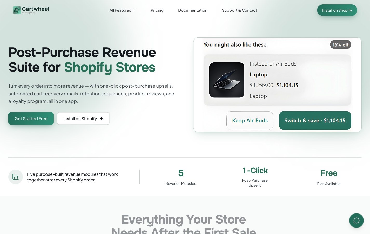 The Cartwheel website home page